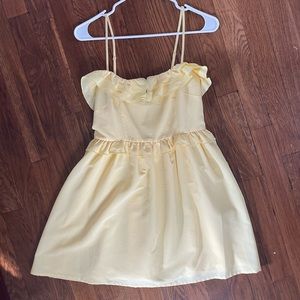 CUTE YELLOW DRESS FOR SPRING